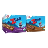 ZBAR Organic Soft Baked Snack Bars, Chocolate Chip & Brownie Flavor, 36ct.