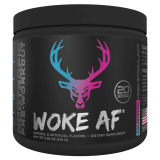 Bucked Up Woke AF Pre-Workout Powder – Energy Boost, Miami, 333mg Caffeine – 20 Servings