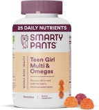 SmartyPants Teen Girl Multivitamin Gummies with Omega 3 Fish Oil - 120 Count
