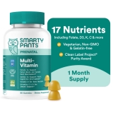 SmartyPants Prenatal Multivitamin Gummies with Folate, B12, D3 - 60 ct
