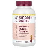 SmartyPants Women's Multi & Omega 3 Gummy Vitamins with D3, C & B12 - 180 ct