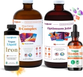 LIQUIDHEALTH Active Lifestyle Bariatric Vitamin Bundle with Iron, B-Complex, Joint Support, & Vitamin D3