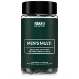Naked Nutrition Men's Daily Multivitamin with Immune Support – Antioxidants, Minerals, Fruit & Green Extracts – 60 Capsules