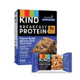 KIND Breakfast Protein Bars Peanut Butter Banana, Gluten-Free, Non-GMO - 4 Boxes