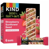 KIND Bundle of 6 KIND Strawberry Sunflower Bars for a Healthy Snack