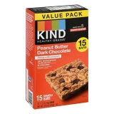 KIND Healthy Grains Peanut Butter Dark Chocolate Granola Bars - Value Pack of 15 Bars