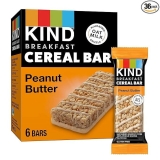 KIND Gluten Free Oats Bars Peanut Butter - 6 Bars x 4 Packs