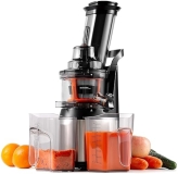 Ventmere Ventray Cold Press Juicer: 3-inch Feed Chute, 240W Masticating Machine for Whole Fruits & Vegetables