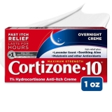 Cortizone 10 Maximum Strength Overnight Anti-Itch Cream - 1 oz.