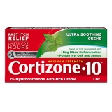 Cortizone-10 Ultra Moisturizing 1% Hydrocortisone Cream, Bug Bite Relief - 1 oz