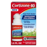 Cortizone-10 Massaging Rollerball 1.5 oz - Maximum Strength 1% Hydrocortisone Anti-Itch Relief