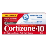 Cortizone-10 Maximum Strength 1% Hydrocortisone Anti-Itch Cream for Sensitive Skin - 2oz