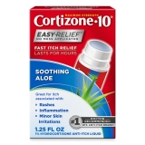 Cortizone-10 1% Hydrocortisone Roll-on Liquid for Eczema & Bug Bite Relief, 1.25 fl oz