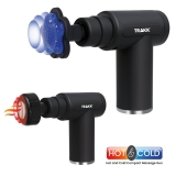 TRAKK Compact Hot & Cold Massage Gun with Multiple Modes, Speeds, and 6 Heads