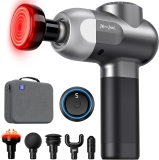 BOB AND BRAD C2 Plus Massage Gun with Heat - Deep Tissue Percussion Massager for Athletes