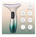 HEMUYOA Electric Facial Neck Massager with Heat & 3 Massage Modes for Skin Lifting
