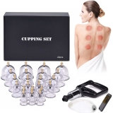 Ouwald Cupping Set - 22-Piece Chinese Cupping Kit for Massage Therapy
