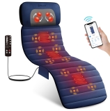 Comfier Vibrating Back Massager with Shiatsu Neck Pillow, Mat & APP Control