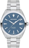 Movado Heritage Datron Automatic Men's Luxury Watch - Swiss Self-Winding Movement, Stainless Steel, Water Resistant