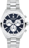 Movado Heritage Calendoplan Men's Chronograph Watch - Swiss Quartz, Calfskin Strap - Water Resistant 30m - Classic Timepiece - 43mm