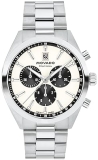 Movado Heritage Calendoplan Men's Chronograph Watch - Swiss Quartz, Calfskin Strap - 30m Water Resistance - Classic Timepiece - Gift for Him - 43mm