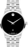 Movado Museum Classic Men's Automatic Watch | Stainless Steel Bracelet | Self-Winding Luxury Timepiece - Gift for Him | 40mm