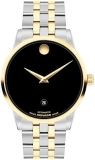 Movado Museum Classic Automatic Watch, Stainless Steel Bracelet, Luxury Timepiece - Gift for Him - 40mm