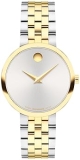 Movado Museum Classic Women's Watch - Stainless Steel Link Bracelet - 3 ATM Water Resistance - Luxury Timepiece - 29.5mm
