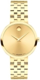 Movado Museum Classic Women's Watch - Swiss Quartz, Stainless Steel Bracelet - 3 ATM Water Resistant - Luxury Timepiece for Her - 29.5mm