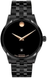Movado Museum Classic Men's Automatic Watch, Stainless Steel Bracelet - Self-Winding Luxury Timepiece - 40mm