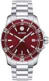 Movado Series 800 Men's Sport Watch - Stainless Steel Bracelet - 20 ATM Water Resistance - Luxury Diver-Inspired Timepiece - 40mm