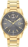 Movado Bold Verso Men's Luxury Watch - Swiss Self-Winding, Stainless Steel, Water Resistant - Classic Mechanical Timepiece - 43mm