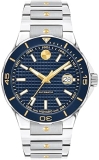 Movada Swiss Automatic Men's Diver Watch - Stainless Steel Bracelet - 20 ATM Water Resistant - Luxury Timepiece - 43mm
