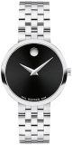 Movado Museum Classic Women's Watch - Swiss Quartz, Stainless Steel Bracelet - 3 ATM Water Resistant - Elegant Timepiece - 29.5mm
