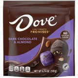 DOVE Promises Dark Chocolate Almond, 6.74 oz Bag - Individually Wrapped