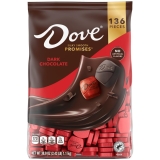 DOVE PROMISES Dark Chocolate Candy Bulk Bag - 136 Count