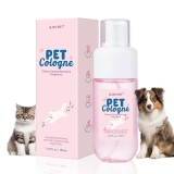 GJYC Pet Cologne Spray | Long-Lasting Powdery Scent | Fur-Conditioning Formula | Travel-Friendly, 3.38 fl. oz