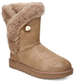 UGG Classic Fluff Pin Boots in Antique Pearl - Stylish Comfort for Women