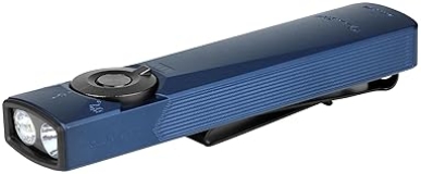Dongguan OLIGHT Arkfeld Ultra 1400 Lumens EDC Flat Flashlight with UV and Green Beam - Navy Blue CW