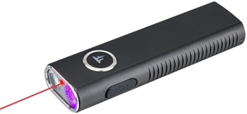 TrustFire Mini X3-SE Rechargeable Flashlight, 1200 Lumens Combo with White, UV, and Red Light