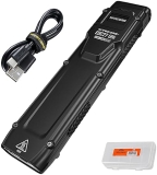 Sysmax Nitecore EDC27 UHi 3100 Lumens USB-C Rechargeable Flashlight with Digital Display - Slim & High Lumen