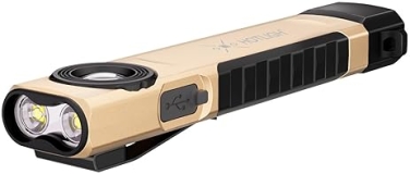 HOTLIGH 700 Lumens Rechargeable Magnetic LED Flashlight - Clip Design for Car Repair/Camping/Emergency