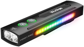 Wurkkos HD01 PRO 6-in-1 Flashlight with White, UV, Green Light - 1200LM Magnetic Handle for Camping