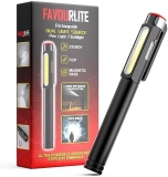Lightbeoneus 800 Lumens Rechargeable Pen Light Flashlight with Magnetic Clip