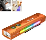 Wurkkos HD01PRO UV Flashlight with White LED Combo, RGB Light, 1200 Lumens, Rechargeable EDC Pocket Light (Orange)