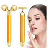 VELORA Electric 2-in-1 Face Massager & 3D Roller Kit for Skin Care