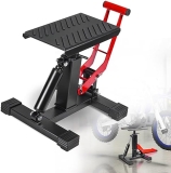 Motoroff Adjustable Dirt Bike Stand & Powersport Jack - 1000LBS Capacity, Hydraulic Lift for Maintenance