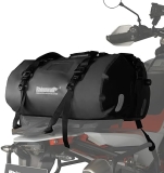 Riwo Art Rhinowalk 45L Waterproof Motorcycle Saddle Bag in Black - Motorbike Tail Bag for Powersports Travel