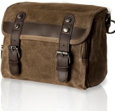 Wumotix Vintage Motorcycle Tool Bag Waterproof Canvas Messenger Saddle Bag for Powersports