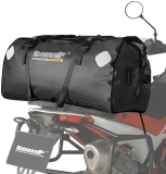 Riwo Art Rhinowalk 65L Waterproof Motorcycle Saddle Bag in Black - Motorbike Travel Tail Bag for Powersports